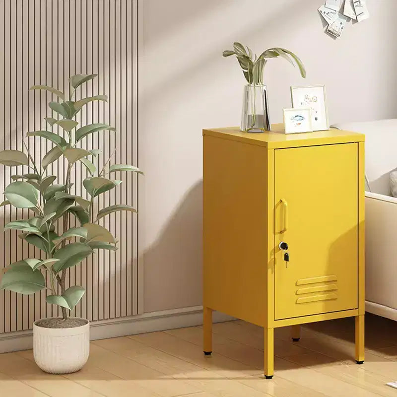 Tavolino da letto moderno minimalista con 2 ripiani regolabili, design anti-ribaltamento, mobiletto multi-scomparto