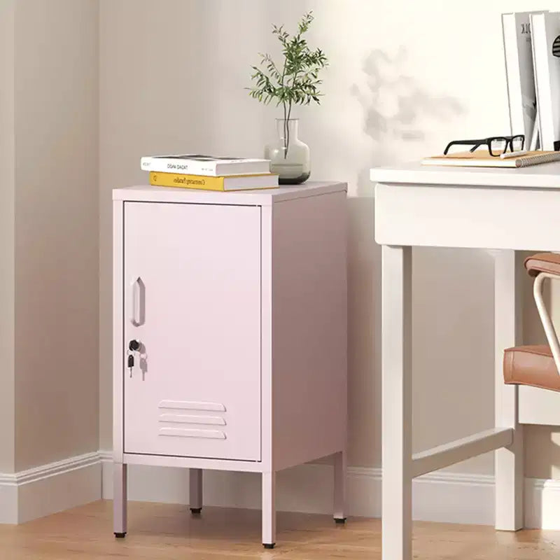 Tavolino da letto moderno minimalista con 2 ripiani regolabili, design anti-ribaltamento, mobiletto multi-scomparto