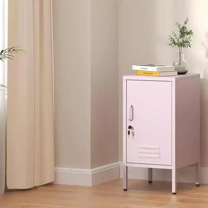 Tavolino da letto moderno minimalista con 2 ripiani regolabili, design anti-ribaltamento, mobiletto multi-scomparto