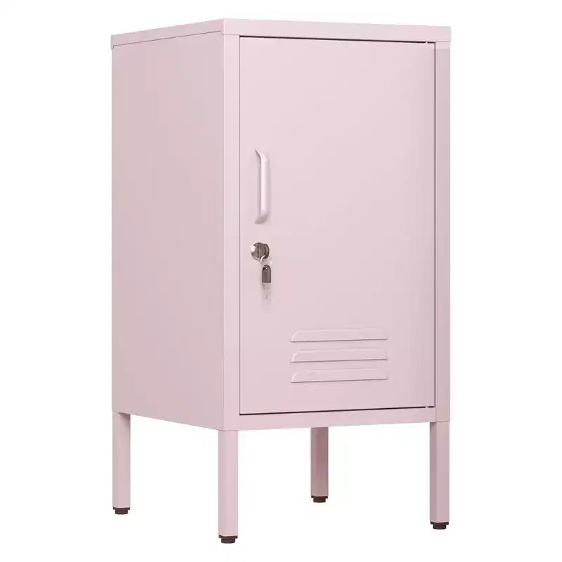 Tavolino da letto moderno minimalista con 2 ripiani regolabili, design anti-ribaltamento, mobiletto multi-scomparto