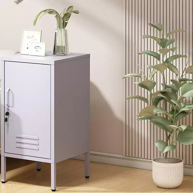 Tavolino da letto moderno minimalista con 2 ripiani regolabili, design anti-ribaltamento, mobiletto multi-scomparto