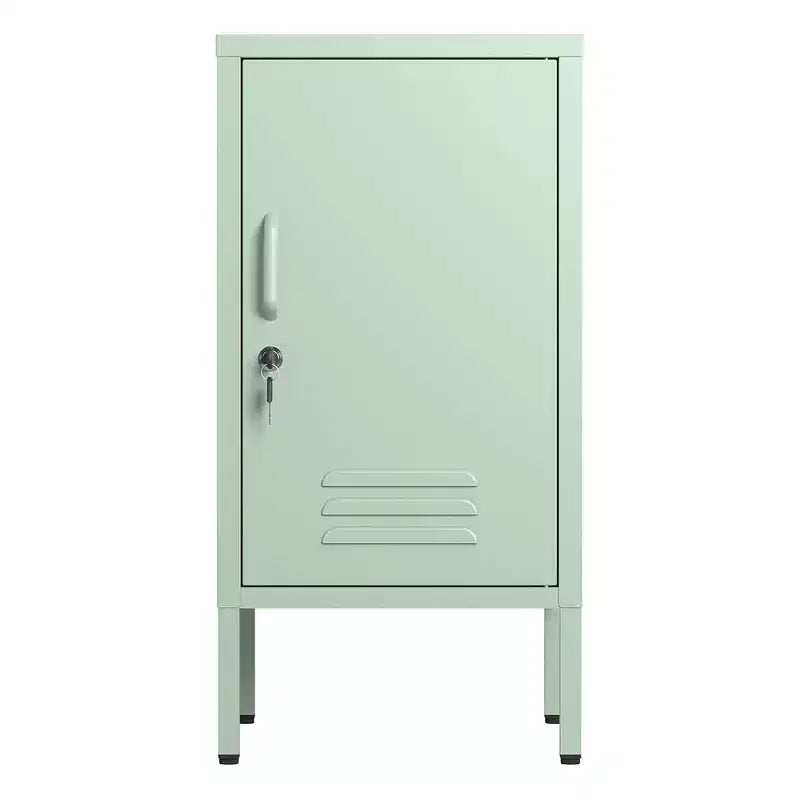 Tavolino da letto moderno minimalista con 2 ripiani regolabili, design anti-ribaltamento, mobiletto multi-scomparto
