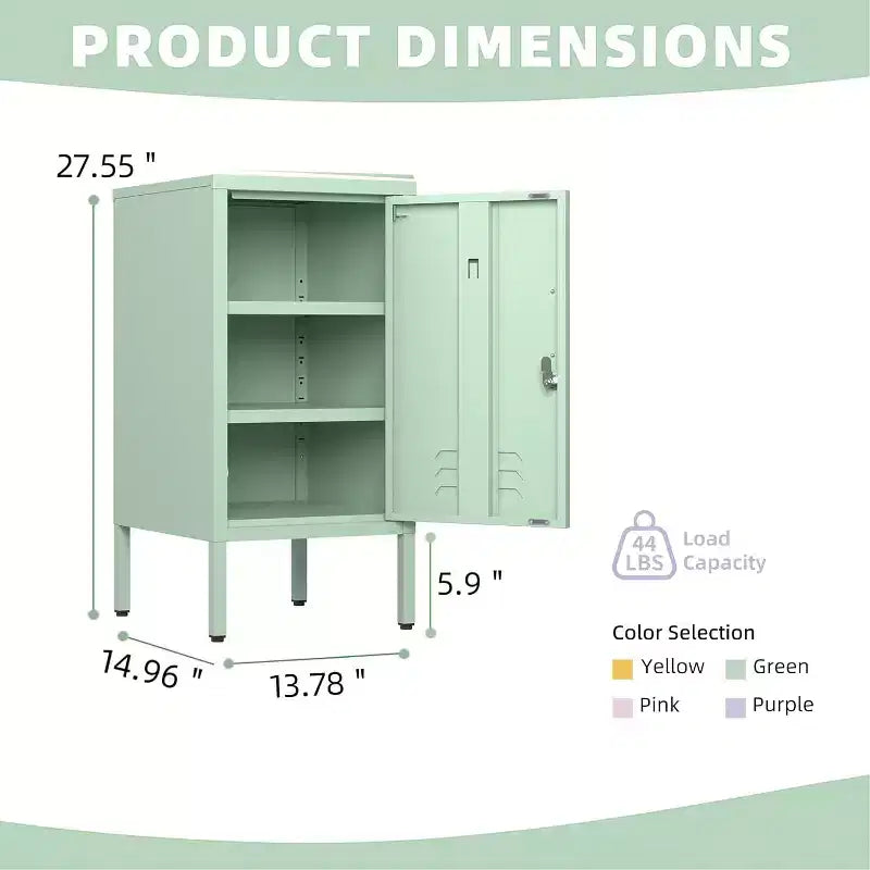 Tavolino da letto moderno minimalista con 2 ripiani regolabili, design anti-ribaltamento, mobiletto multi-scomparto
