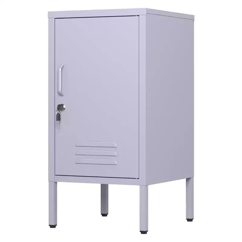 Tavolino da letto moderno minimalista con 2 ripiani regolabili, design anti-ribaltamento, mobiletto multi-scomparto
