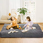 Poltrone Sacco 2 in 1, Poltrone Sacco Grandi, Cuscini da Pavimento Convertibili per Adulti, Letto Gigante a Sacco