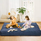 Poltrone Sacco 2 in 1, Poltrone Sacco Grandi, Cuscini da Pavimento Convertibili per Adulti, Letto Gigante a Sacco
