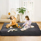 Poltrone Sacco 2 in 1, Poltrone Sacco Grandi, Cuscini da Pavimento Convertibili per Adulti, Letto Gigante a Sacco