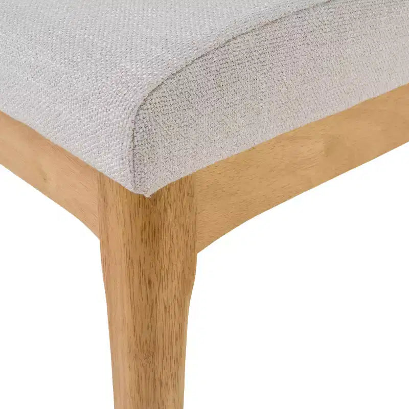 Set da pranzo imbottito in tessuto Brittany, 5 pezzi, stile moderno di metà secolo
