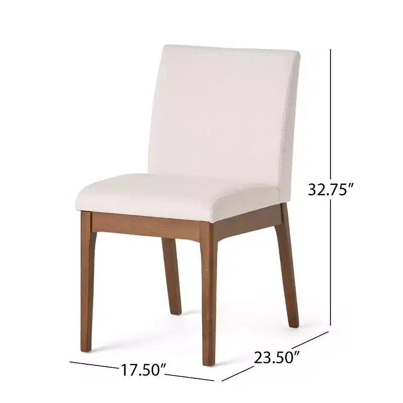 Set da pranzo imbottito in tessuto Brittany, 5 pezzi, stile moderno di metà secolo