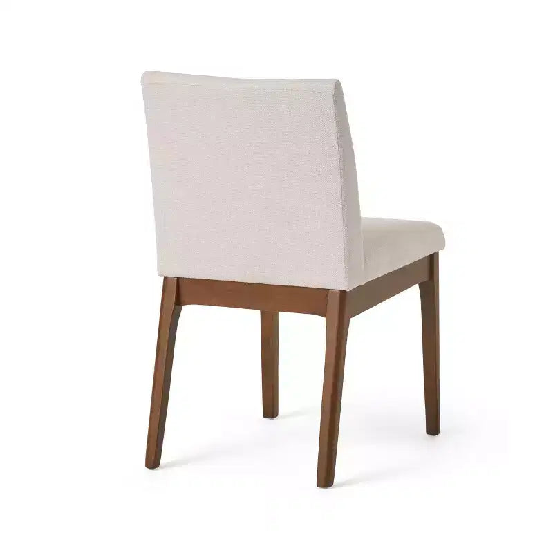Set da pranzo imbottito in tessuto Brittany, 5 pezzi, stile moderno di metà secolo
