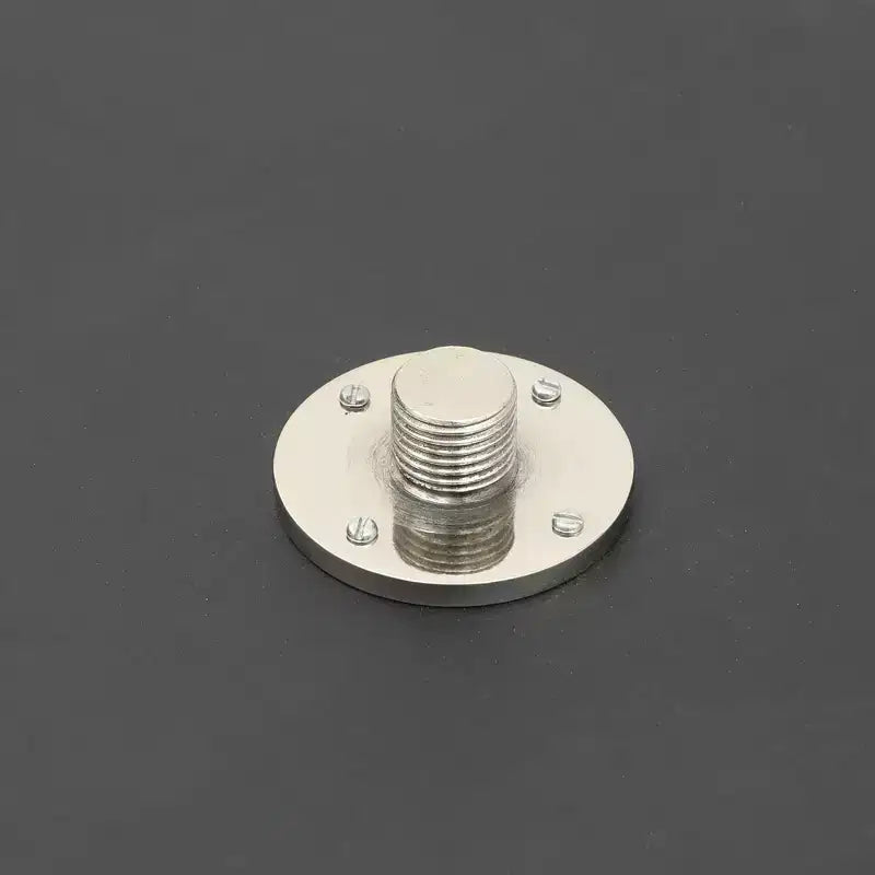 Tavolino Rotondo Laterale Simon Modern 21 in Alluminio