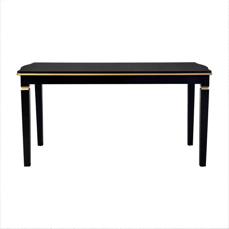 Set da Pranzo da Cucina Retro da 6 Pezzi, Tavolo Rettangolare in Legno e 4 Sedie Trapuntate con Schienale Alto e 1 Panca