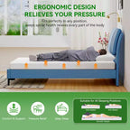 Materasso BestMassage in memory foam al tè verde da 5 pollici con infusione di gel rinfrescante
