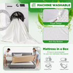 Materasso BestMassage in memory foam al tè verde da 5 pollici con infusione di gel rinfrescante
