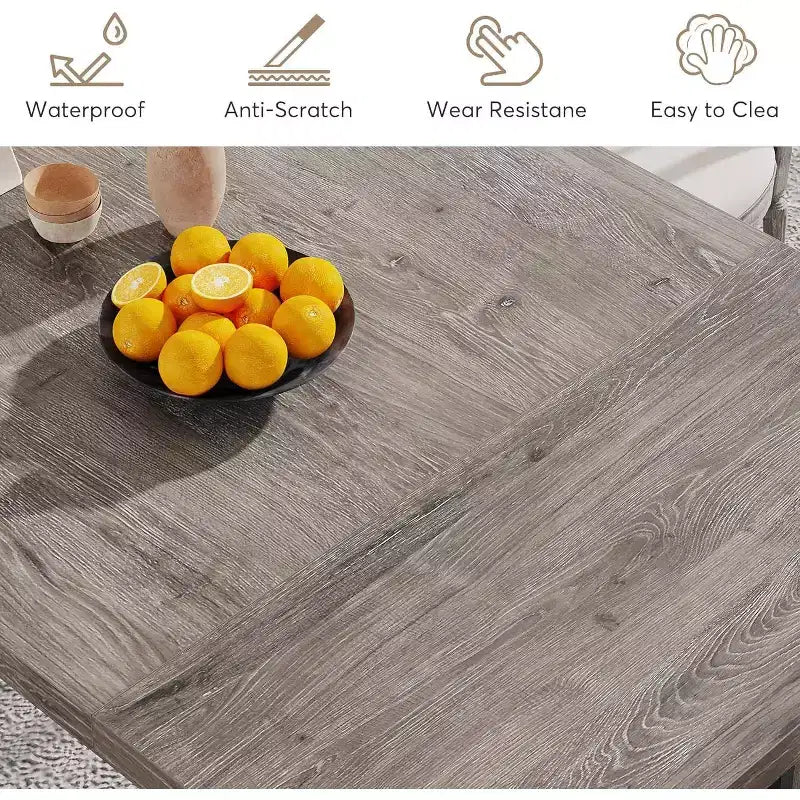 Scrivania Direzionale Grande in Legno Rustico Tavolo da Pranzo Rettangolare