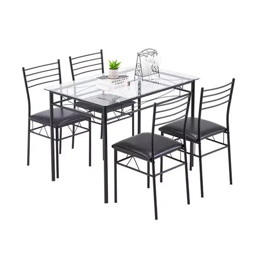 Bellville 4 - Person Four Leg Dining Set