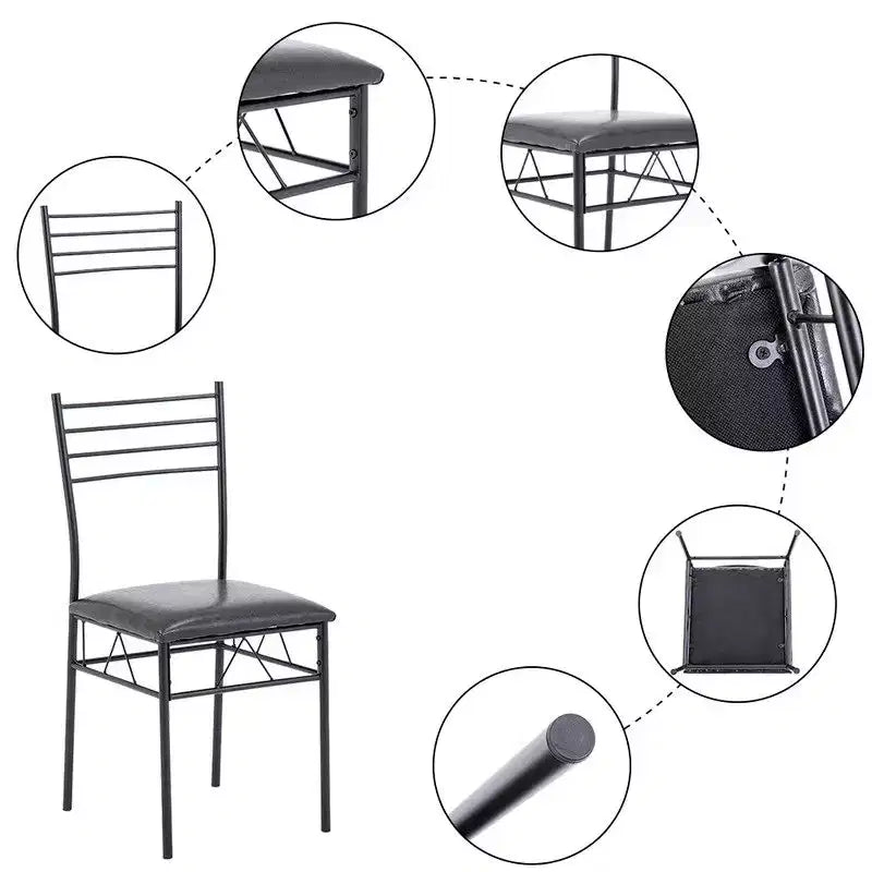 Set da pranzo a quattro gambe per 4 persone