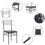 Set da pranzo a quattro gambe per 4 persone