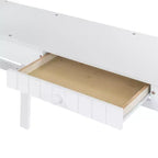Letto a soppalco singolo con armadietto, struttura letto a soppalco singola in legno massello con scrivania e mensole