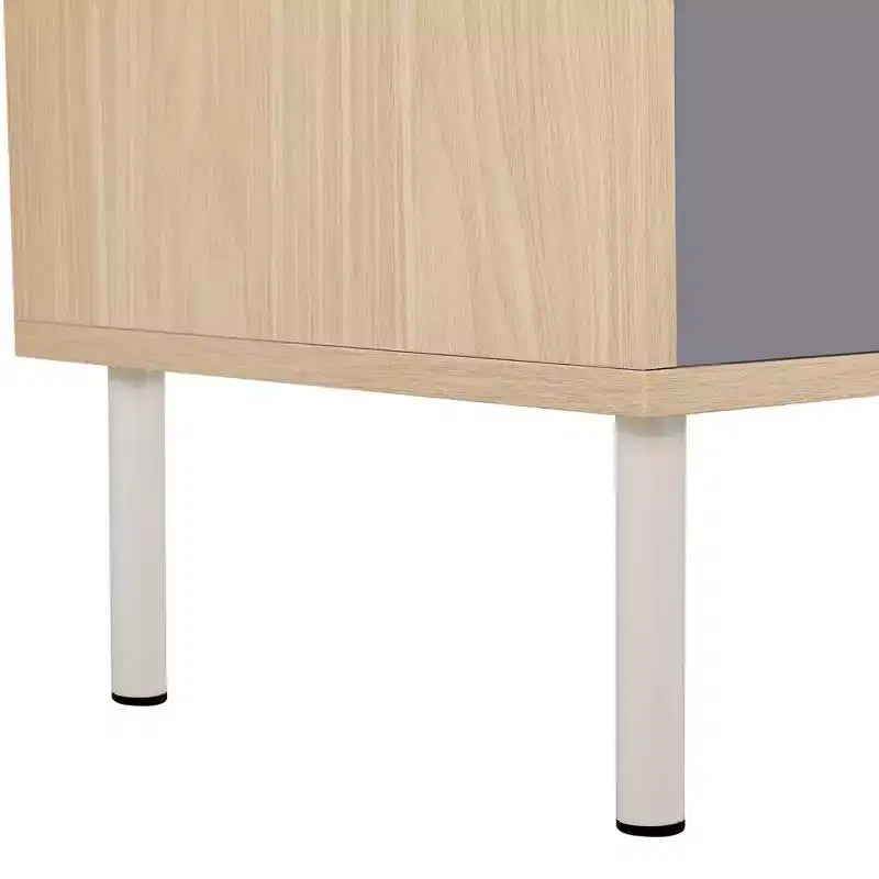 Libreria 2 in 1 Tiragraffi per Gatti, Vetrinetta, Mobile Copri Lettiera per Gatti, Scaffale per Arrampicata, Libreria, Scaffale Portaoggetti, Naturale - ModernLuxe