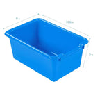 ECR4Kids Streamline mobiletto a 12 scomparti con 15 contenitori a bocca di lupo, 3x4, mobili per bambini