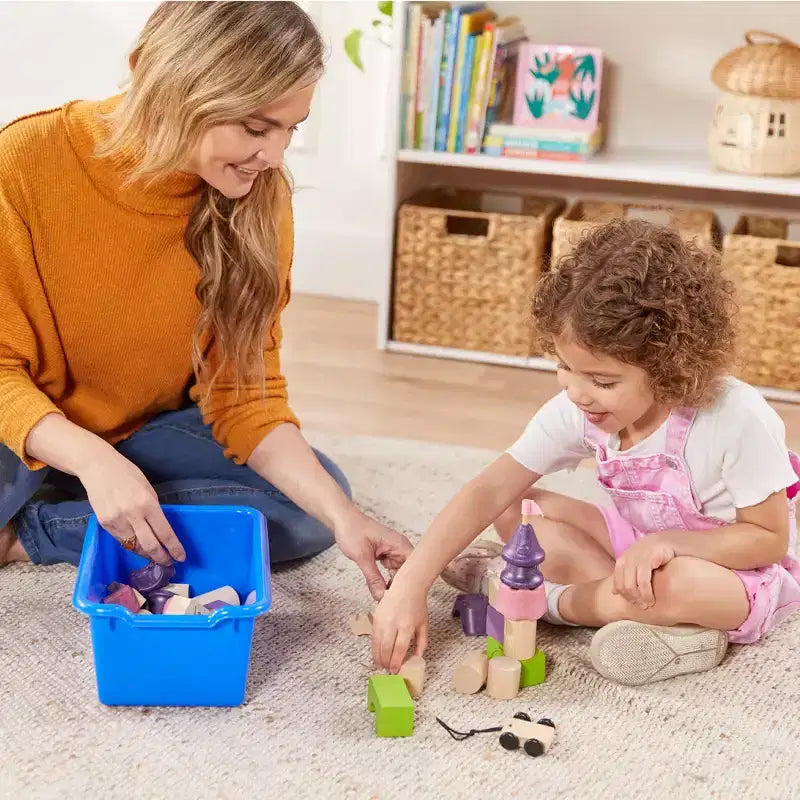 ECR4Kids Streamline mobiletto a 12 scomparti con 15 contenitori a bocca di lupo, 3x4, mobili per bambini
