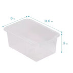 ECR4Kids Streamline mobiletto a 12 scomparti con 15 contenitori a bocca di lupo, 3x4, mobili per bambini