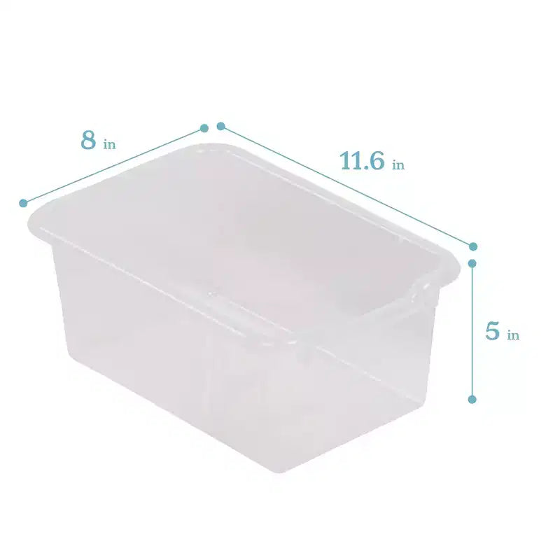 ECR4Kids Streamline mobiletto a 12 scomparti con 15 contenitori a bocca di lupo, 3x4, mobili per bambini
