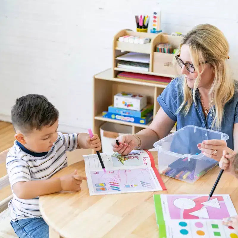 ECR4Kids Streamline mobiletto a 12 scomparti con 15 contenitori a bocca di lupo, 3x4, mobili per bambini