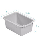 ECR4Kids Streamline mobiletto a 12 scomparti con 15 contenitori a bocca di lupo, 3x4, mobili per bambini
