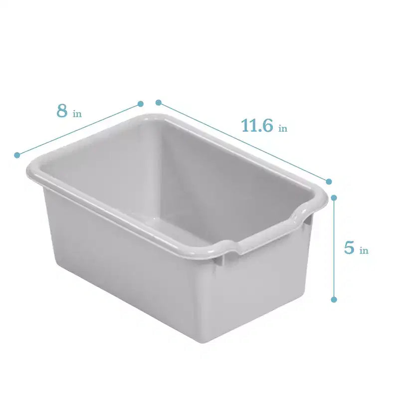 ECR4Kids Streamline mobiletto a 12 scomparti con 15 contenitori a bocca di lupo, 3x4, mobili per bambini