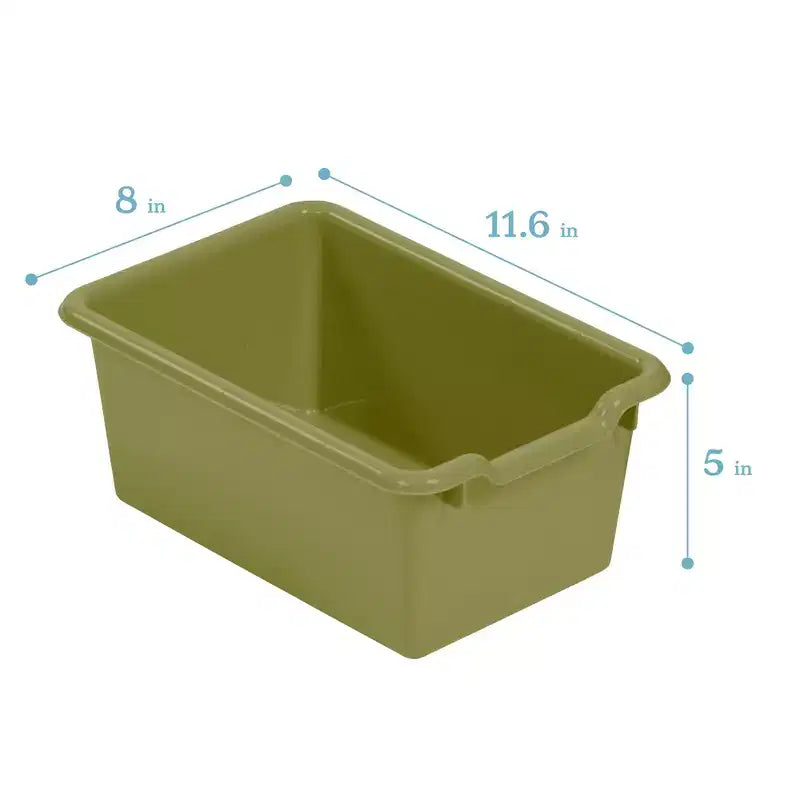 ECR4Kids Streamline mobiletto a 12 scomparti con 15 contenitori a bocca di lupo, 3x4, mobili per bambini