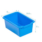 ECR4Kids Streamline mobiletto a 12 scomparti con 15 contenitori a bocca di lupo, 3x4, mobili per bambini