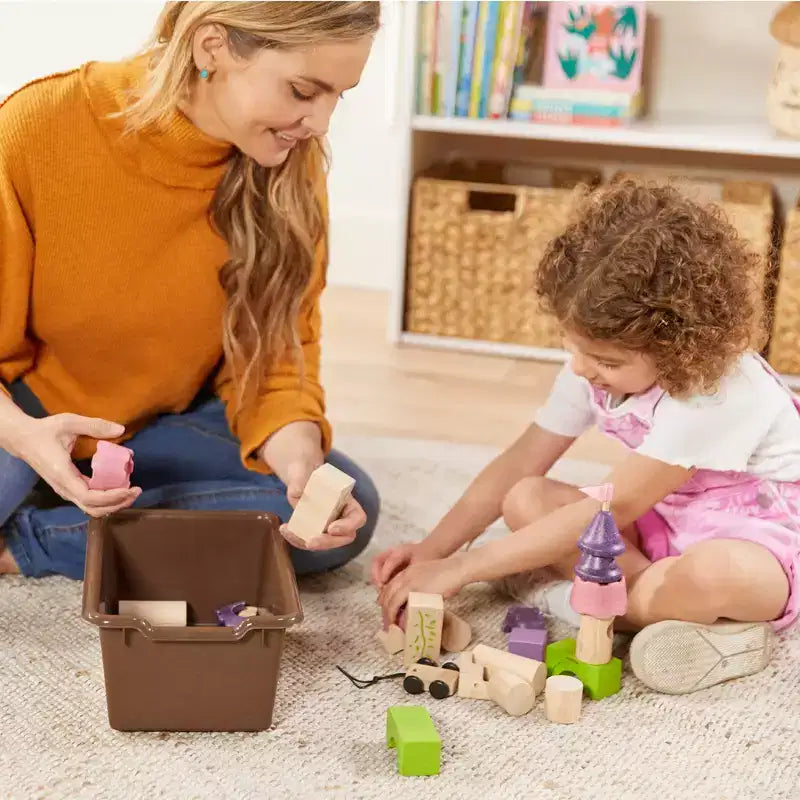 ECR4Kids Streamline mobiletto a 12 scomparti con 15 contenitori a bocca di lupo, 3x4, mobili per bambini