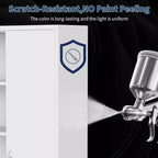 Armadietto Metallico Slim a 4 Ante Strette | Acciaio Resistente alla Ruggine per Carichi Pesanti con Ventilazione | Stoccaggio per Palestra e Ufficio per la Scuola