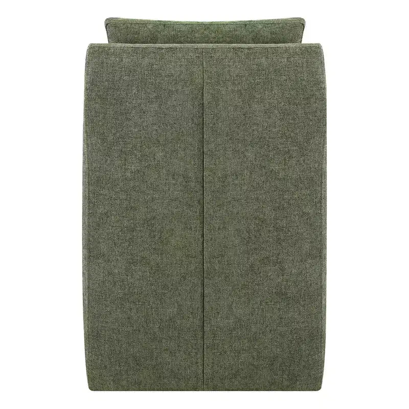 Sedia da pranzo moderna con braccioli e rotelle Spruce&Spring, nessun assemblaggio richiesto