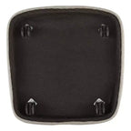 Sedia da pranzo moderna Spruce&Spring con rotelle e schienale avvolgente