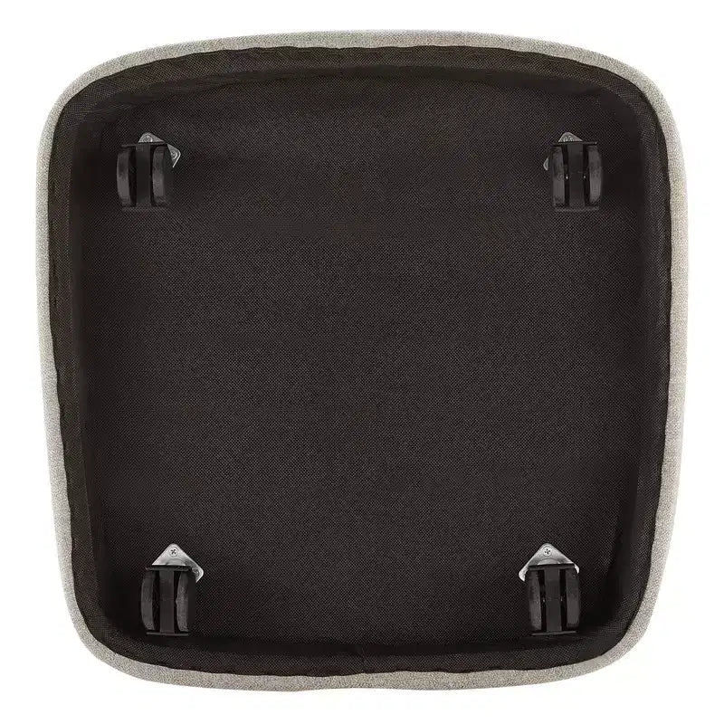 Sedia da pranzo moderna Spruce&Spring con rotelle e schienale avvolgente