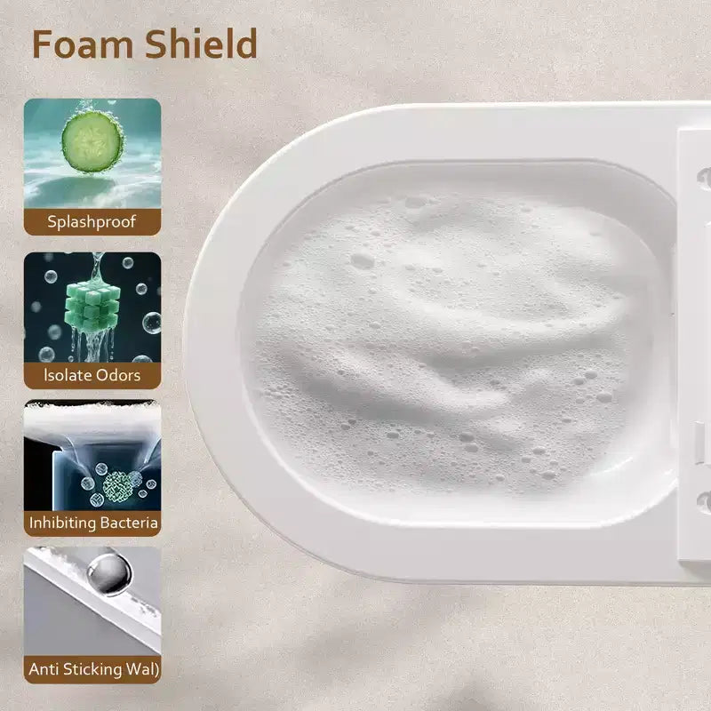 Smart Toilet, Lavaggio femminile, Ugello rimovibile, Copertura in schiuma, Bastoncino profumato