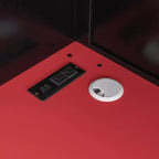 Letto a soppalco matrimoniale con scrivania, mensole, luci e stazione di ricarica, letto gaming in legno per adolescenti e adulti, nessuna molla necessaria