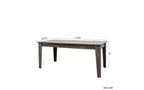 Tavolo da pranzo estensibile Zevemomo, da 6-12 posti, 180-270 cm, tavolo da cucina moderno rettangolare lungo con binario in metallo per cucina, soggiorno, ufficio - Marrone