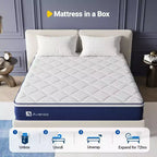Materasso Ibrido Avenco Medium Twin da 10 pollici con Memory Foam/Molle Insacchettate in Scatola