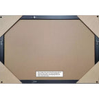 Specchio da parete per bagno Amanti Art Pia Petite Bevel marrone medio 28,75 x 22,75 pollici