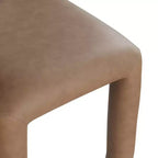 Sedia da pranzo Amari in pelle vegana, set da 2