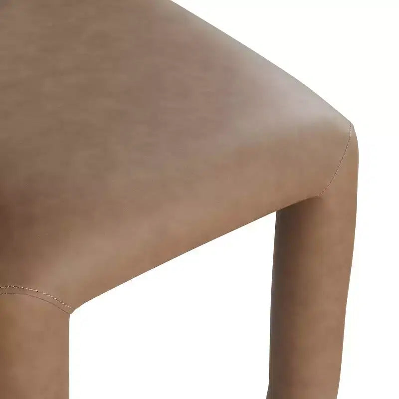 Sedia da pranzo Amari in pelle vegana, set da 2