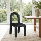Sedia da pranzo Amari in pelle vegana, set da 2