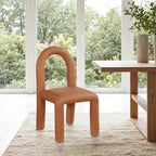 Sedia da pranzo Amari in pelle vegana, set da 2
