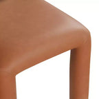 Sedia da pranzo Amari in pelle vegana, set da 2