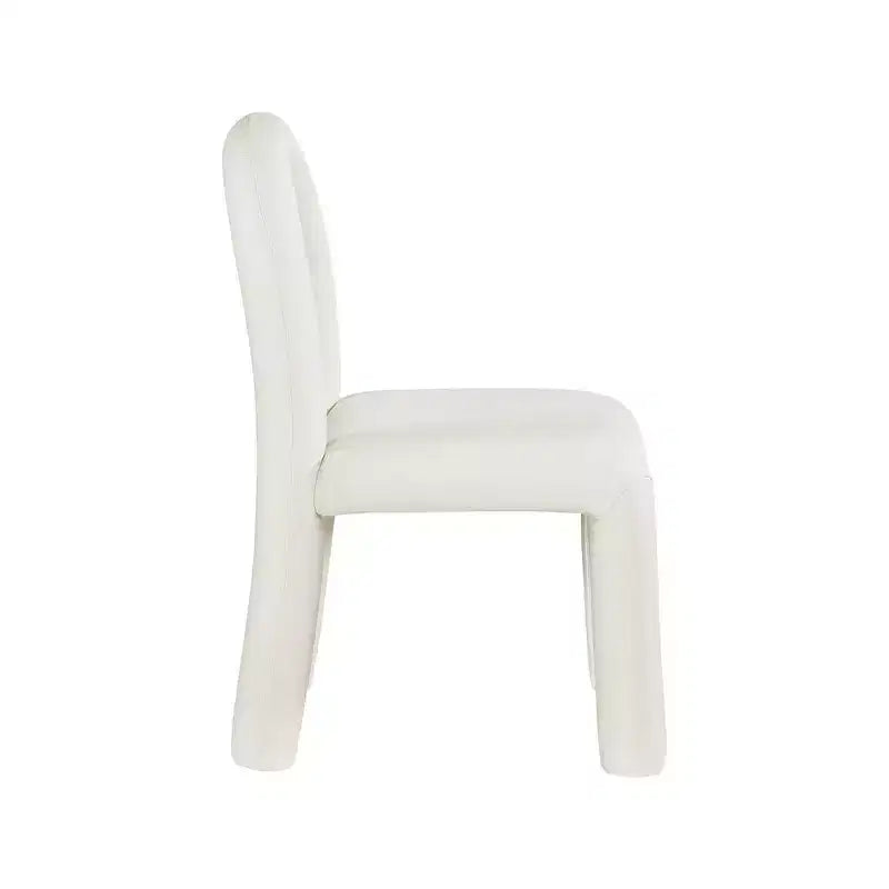 Sedia da pranzo Amari in pelle vegana, set da 2