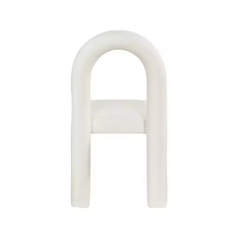 Sedia da pranzo Amari in pelle vegana, set da 2